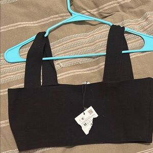 ZARA Black Crop Top